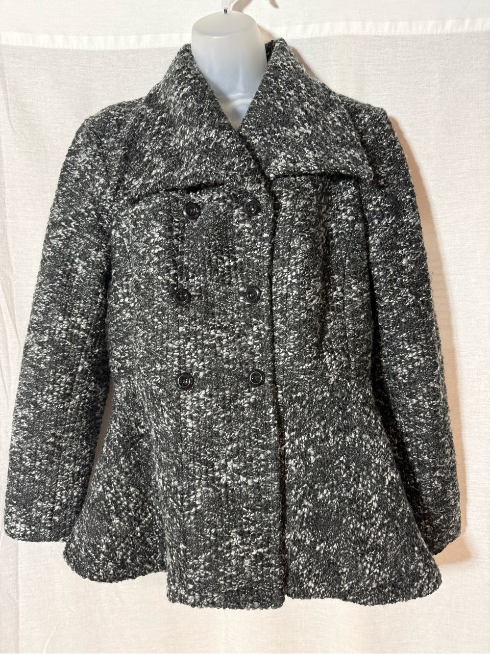 Cynthia Rowley Black & White Tweed jacket Size large